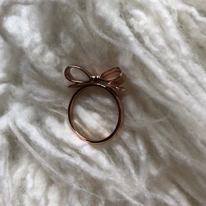 🎀KATE SPADE ROSE GOLD BOW RING🎀